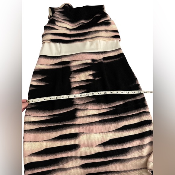 Ivanka Trump Black, Pink blush, and cream Patterned Dress - Picture 14 of 15